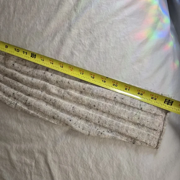 Madewell Donegal Evercrest Oatmeal Rollneck Wool Blend Turtleneck Sweater - Picture 8 of 9